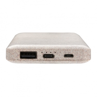 Logotrade promotional item image of: 10.000 mah wheat straw powerbank